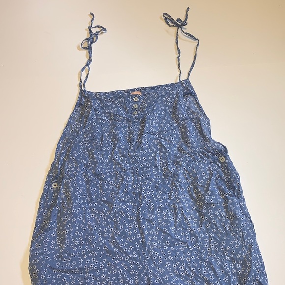 Smash + Tess Blue Floral Sleeveless Romper - Women’s Size Medium - Picture 2 of 8
